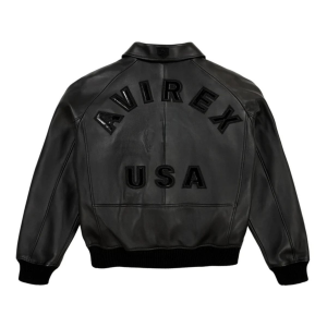 Alternative view of Men's Icon Solid Black Leather Jacket