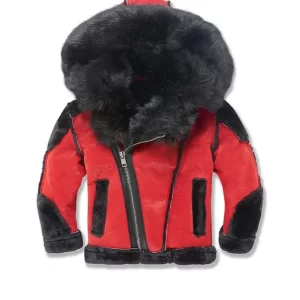 Men's Insulated Fur Hooded Jacket