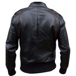 Alternative view of Mens Leather Motorcycle Jacket
