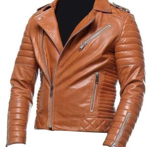 Alternative view of Mens Motorcycle Leather Jacket