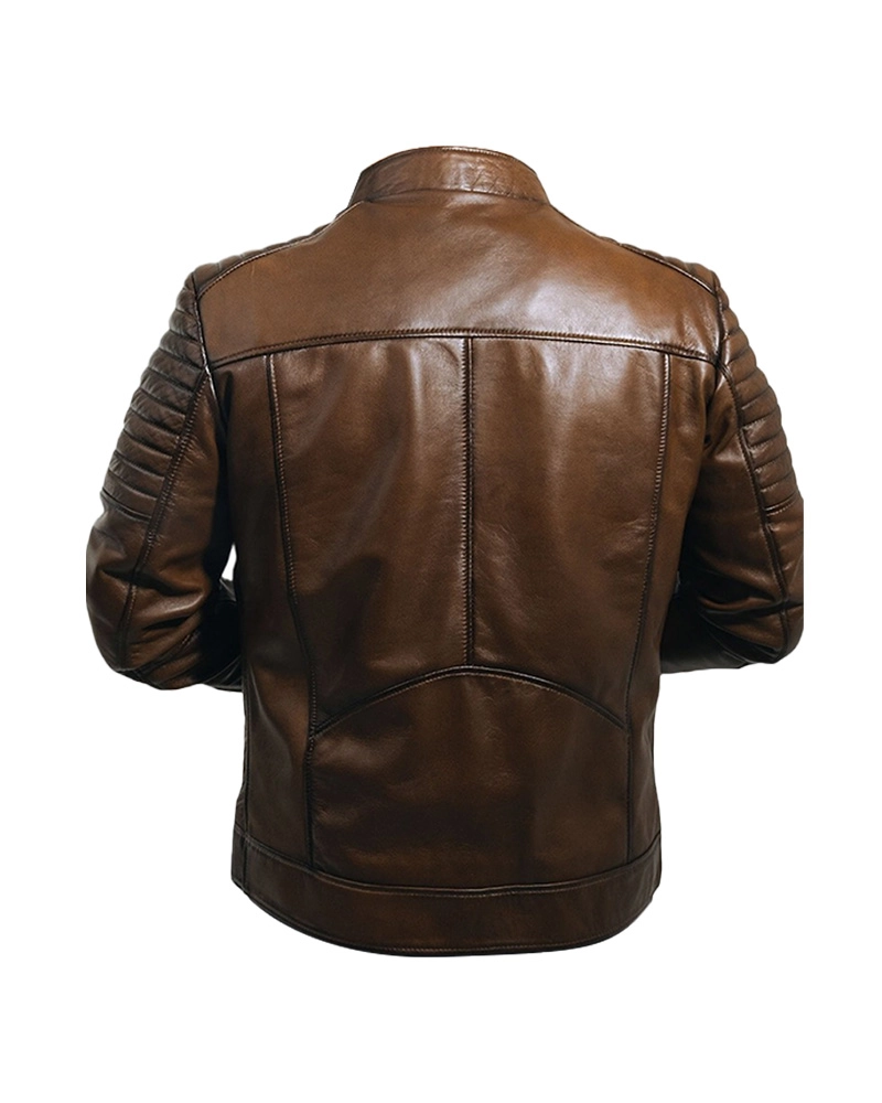 Men Outwear Mars Leather Jacket - Image 2