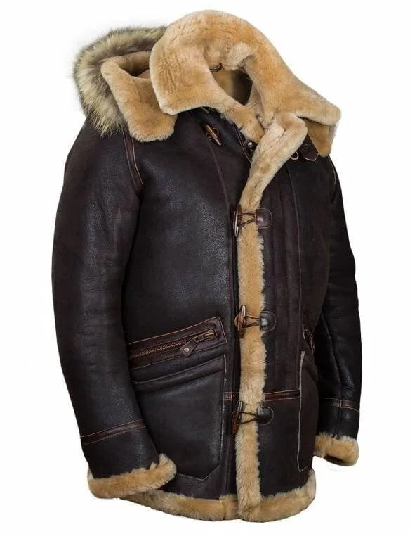 Men's Pilot From Sheepskin B-7 Arctic Parka - Image 2