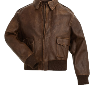 Mens Premium A2 Flight Bomber Leather Jacket