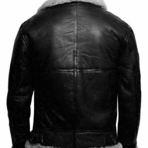 Men's RAF Aviator B3 Flying Genuine Bomber Sheep Skin Leather Jacket