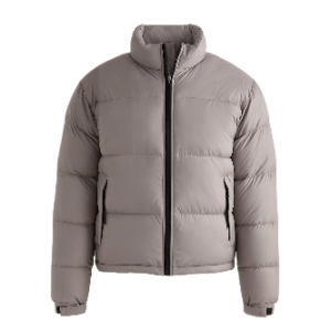 Mens Responsible Down Gray Puffer Jacket