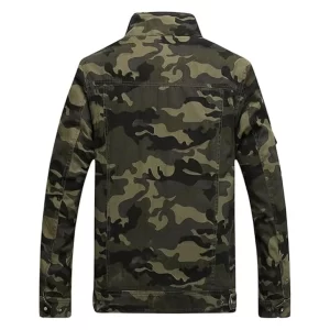 Alternative view of Men’s Springrain Military Camo Cotton Jacket