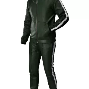 Nick Jonas MTV Leather Jacket and Pants Set