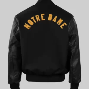 Alternative view of Notre Dame Rudy Varsity Jacket