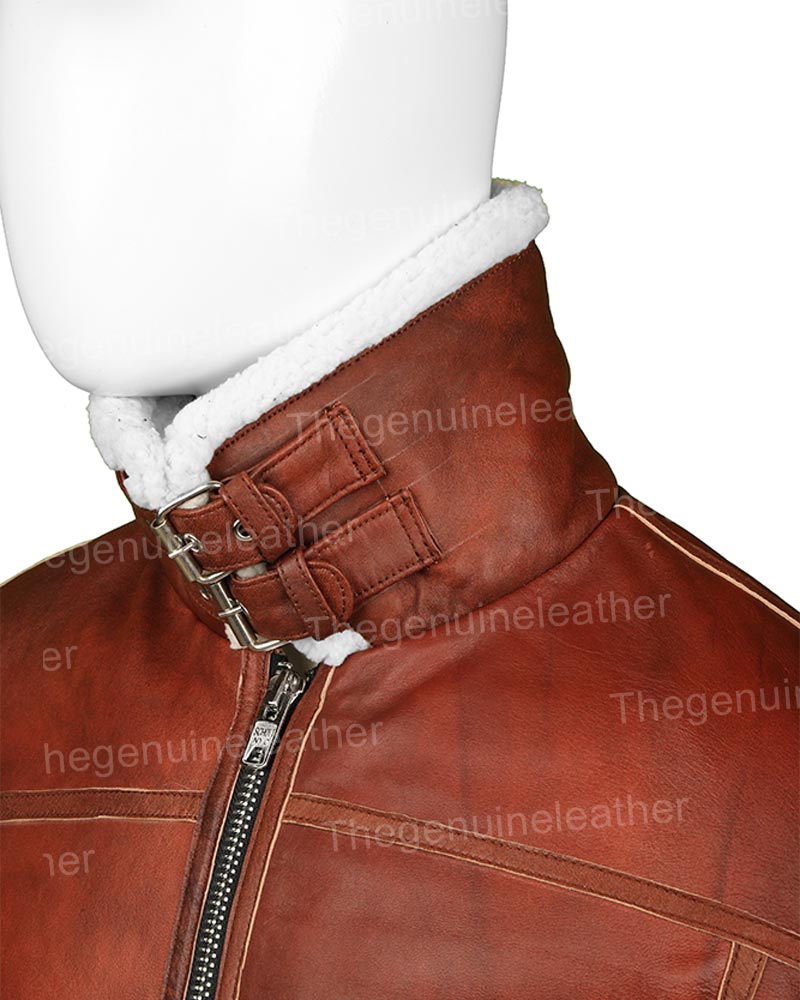 RAF B3 Aviator Flight Bomber Jacket - Image 5
