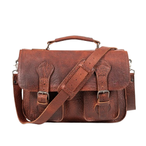 Alternative view of Ryder Reserve Bison Brown Leather Briefcase Bag