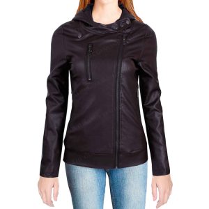 Alternative view of Women's Asymmetrical Leather Jacket