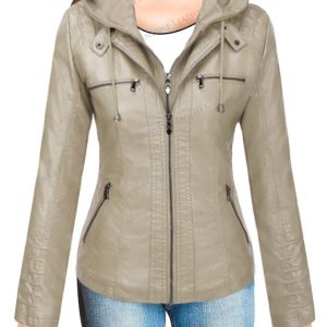 Alternative view of Women Removable Leather Jacket