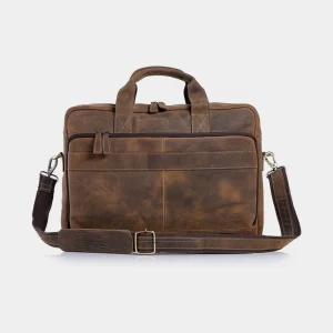 Alternative view of The Skyler American Dark Brown leather bags