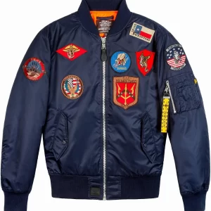 Top Gun MA 1 Nylon Bomber Jacket