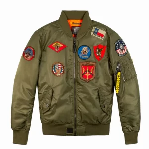 Top Gun MA 1 Nylon Bomber Jacket
