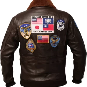 Top Gun Maverick Flying Leather Bomber Jacket