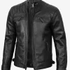 Trend Jackets Men's Slim Fit Leather Motorcycle Jacket