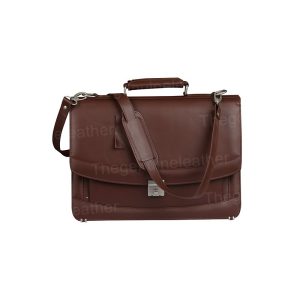 Venezia Brown Briefcase Laptop Bag