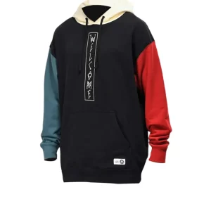 Welcome Black, Blue & Red Hoodie