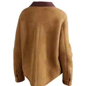 Alternative view of Women's Camel Suede Classic Leather Shirt
