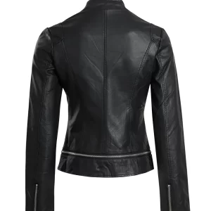 Alternative view of Womens Faux Leather Moto Jacket