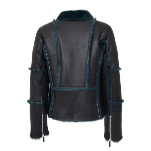 Alternative view of Womens Real Sheepskin Aviator Jacket