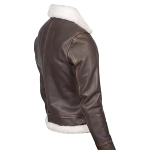 Alternative view of Women B-3 Brown Leather Bomber Jacket