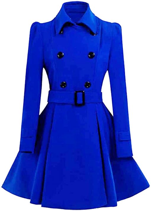 Womens Swing Pea Coat - Image 4