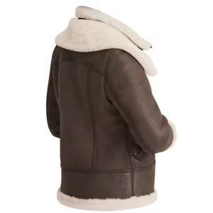 Alternative view of Women Brown Shearling Leather Jacket