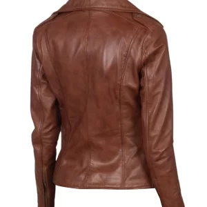 Alternative view of Women Elegant Asymmetrical Moto Jacket