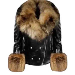 Women's Fur Leather Jacket