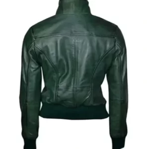Alternative view of Women's Leather Bomber Jacket