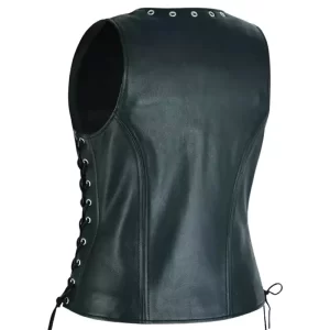 Alternative view of Women Motorcycle Leather Vest