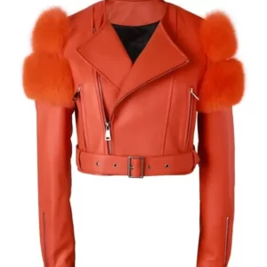 Women’s Motorcycle Trimmed Jacket