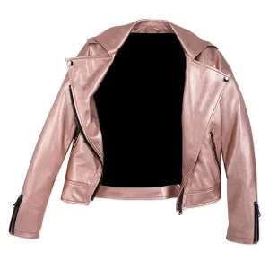 Alternative view of Women Pink Leather Jacket