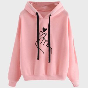 Alternative view of Womens Oversized SweetShirt Pullover Hoodie