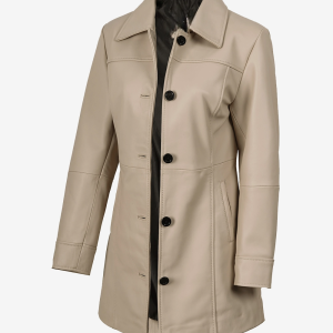 Alternative view of Women's Real Lambskin Leather Coat
