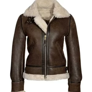 Women's Shearling Brown Jacket
