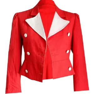 Womens Vintage Red Blazer