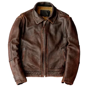 Adventure Bound Brown Leather Jacket