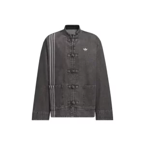 Original Chinese New Year Gray Denim Jacket