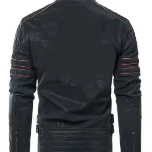 Alternative view of Men’s Pegasus Biker Leather Jacket