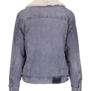 Alternative view of Womens Denim Fur Jacket